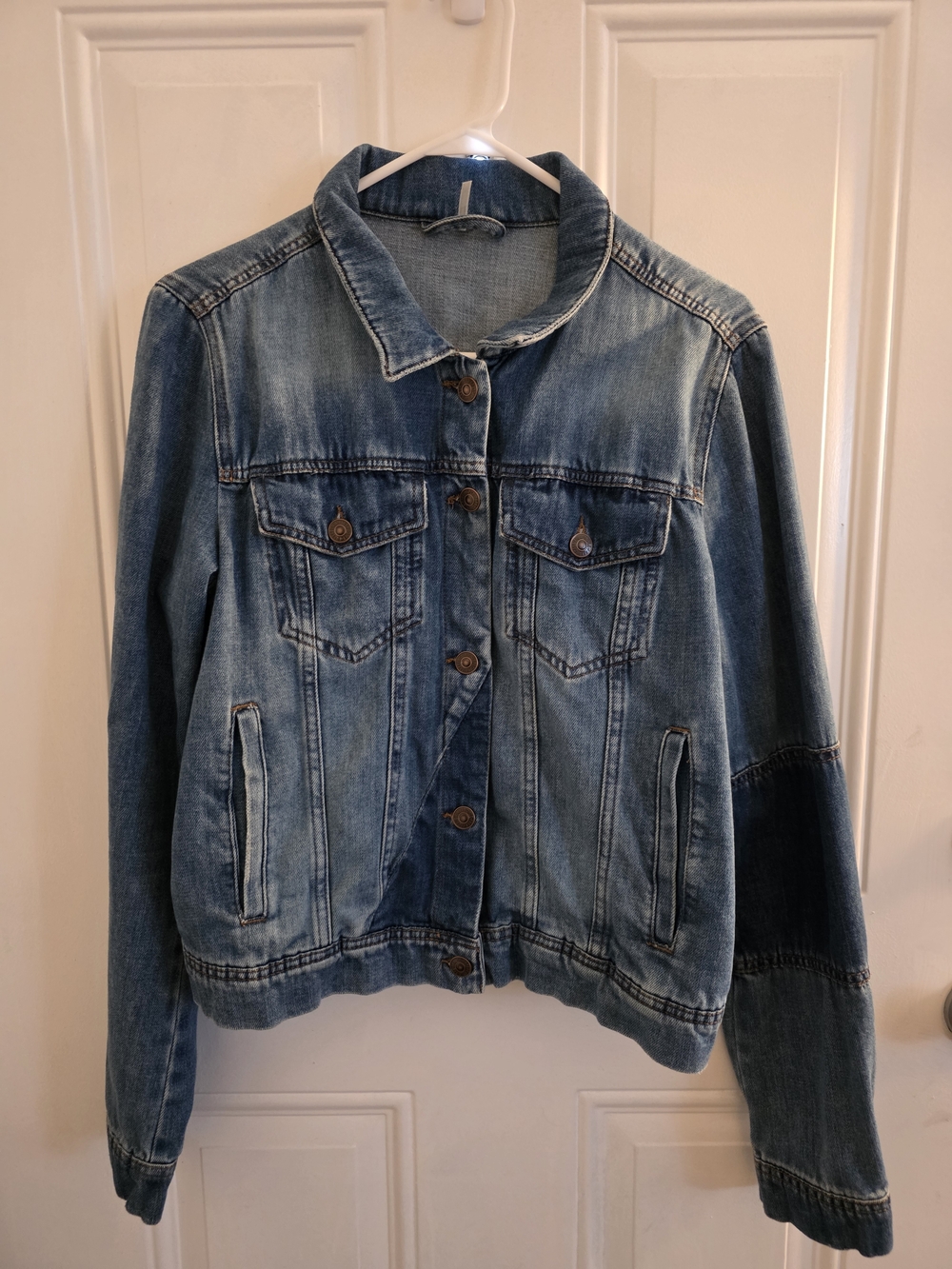 NWOT Free People Rumors Jean Jacket - Picture 6 of 13